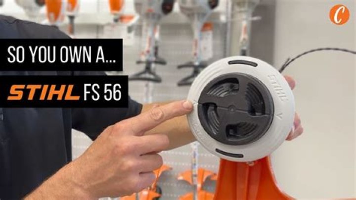 How do you start a Stihl FS 55 trimmer?