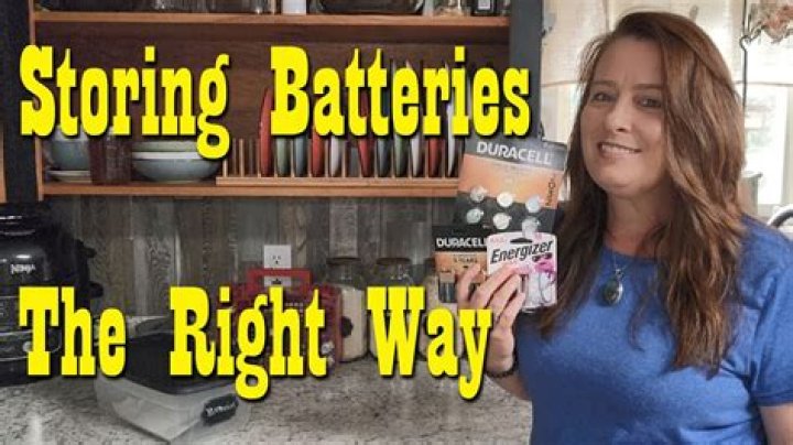 How do you store batteries over the winter?