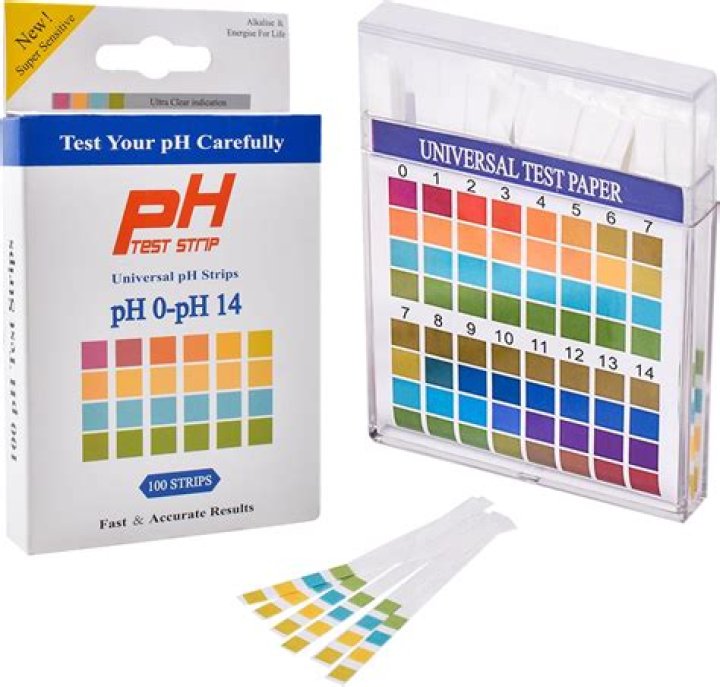 How do you test saliva with pH strips?