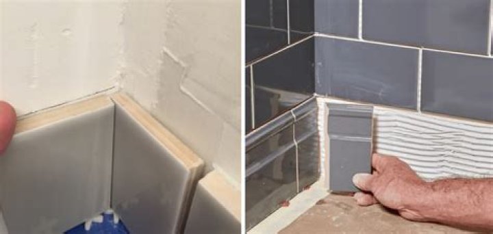 How do you tile inside corners?