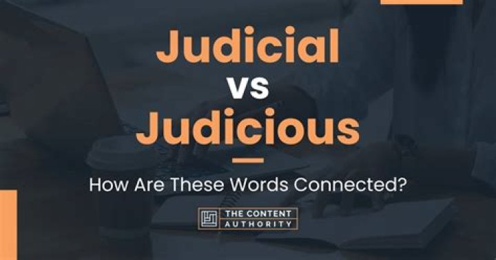 How do you use judicious in a sentence?