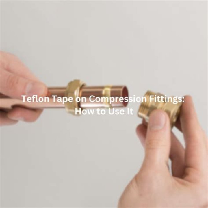 How do you use Teflon tape on pipes
