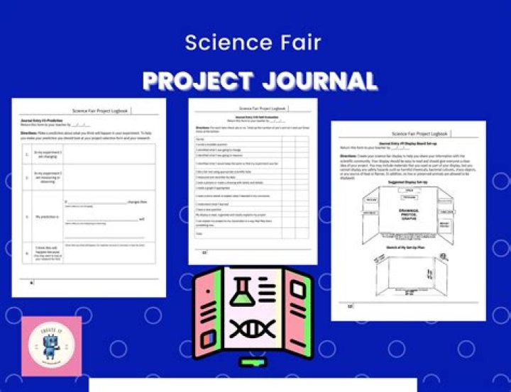 How do you write a logbook for a science fair project