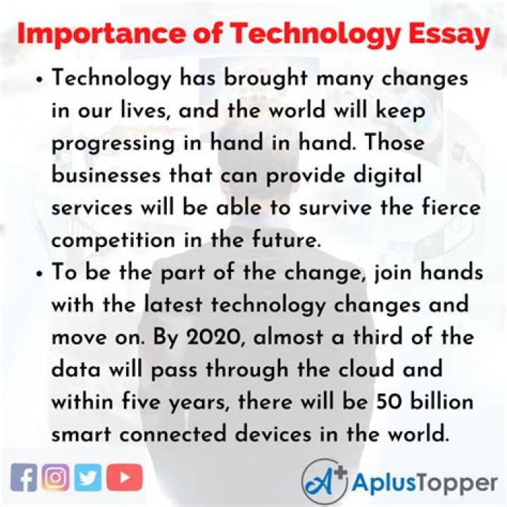 How do you write a Technology essay