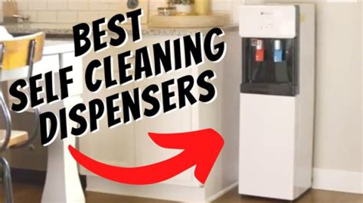 How does a self cleaning water dispenser work