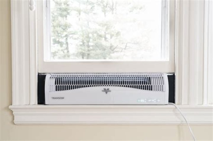 How does a window fan with thermostat work?