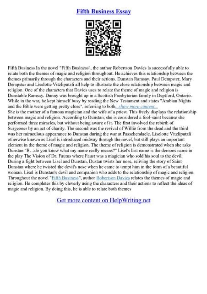 How does Leola die in fifth business