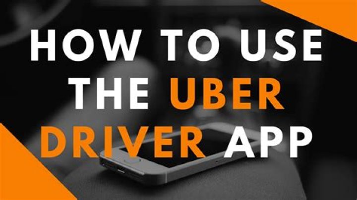 How does Uber driver app work
