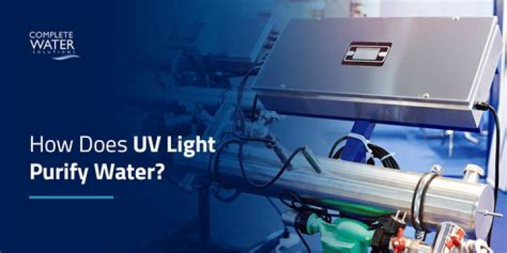 How does UV light purify water