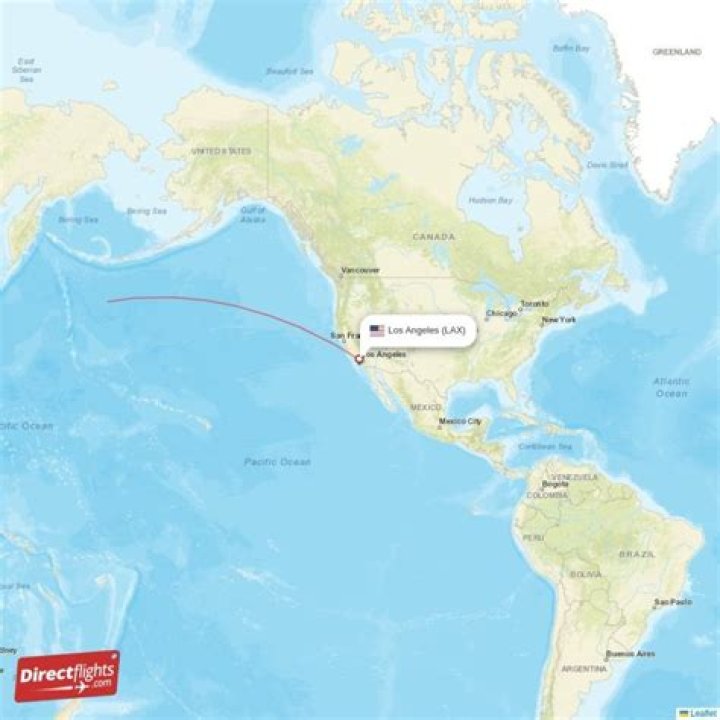 How far is it from Los Angeles to Singapore