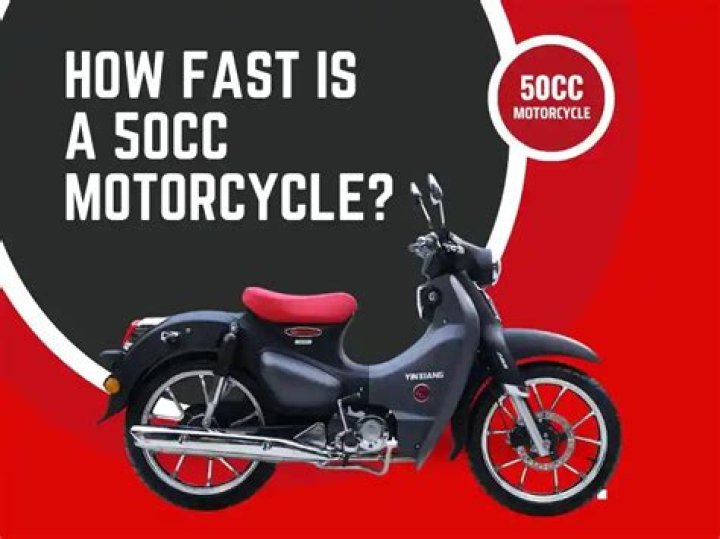 How fast is a 50cc bike?