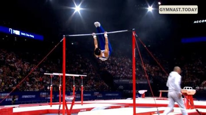 How high is the low bar in gymnastics?