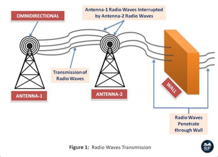 How is data carried on radio waves?