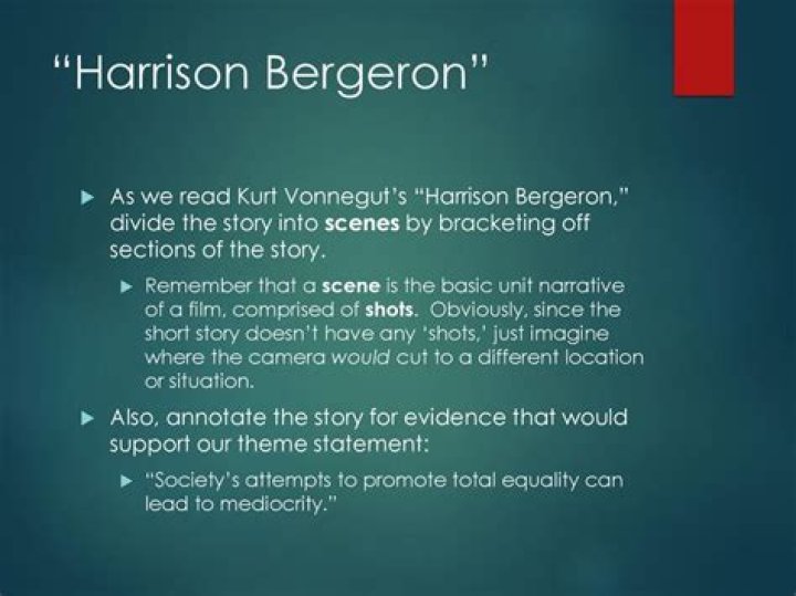 How is Harrison Bergeron a threat to society