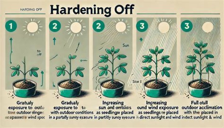 How long do plants need to harden off?
