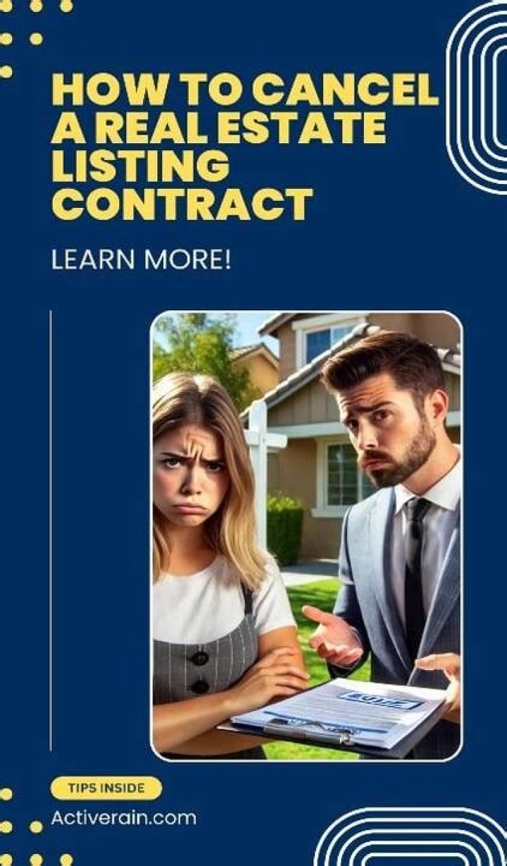 How long do you have to cancel a real estate contract?