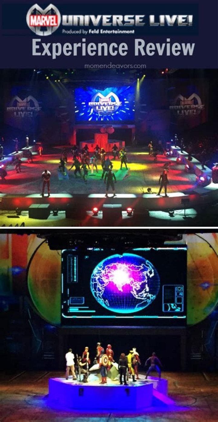 How long is the Marvel Universe live show?