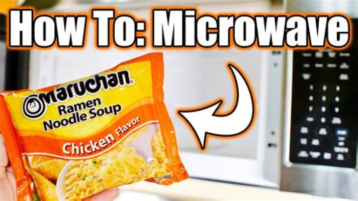How long should I microwave ramen noodles?