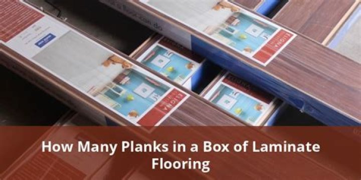 How many boards are in a box of laminate flooring