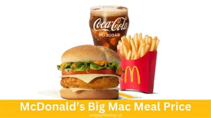 How many calories are in a Big Mac meal with Diet Coke?