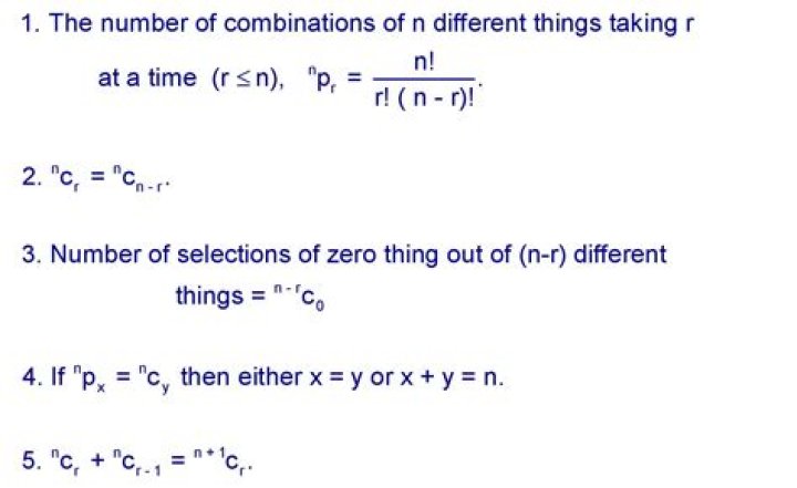 How many combinations are there in a 2x2?