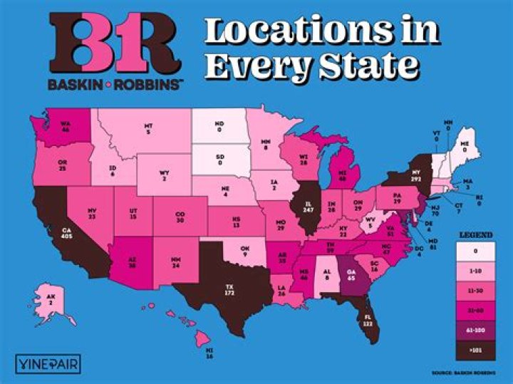 How many flavors does Baskin Robbin have?
