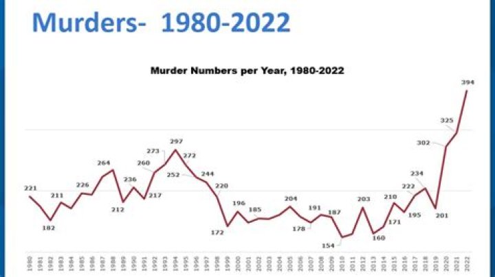How many murders are there in South Africa each year?