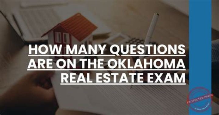How many questions are on the Oklahoma real estate exam