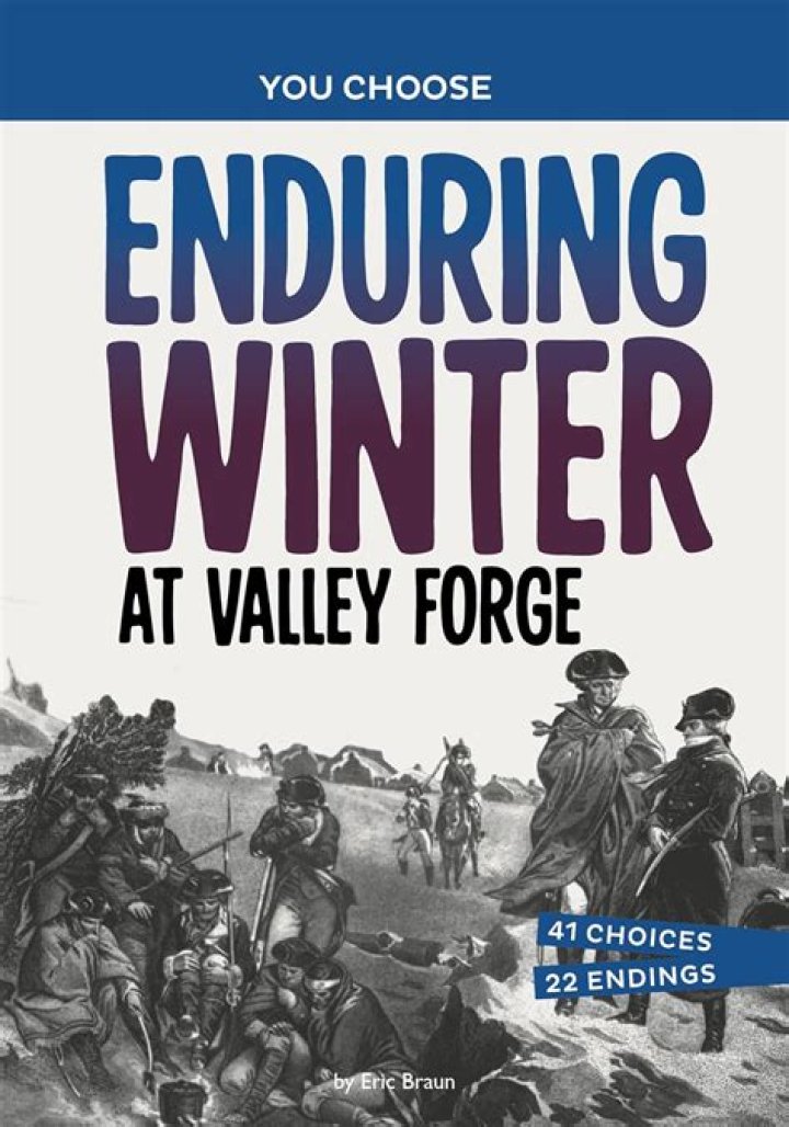 How many soldiers died in the winter at Valley Forge