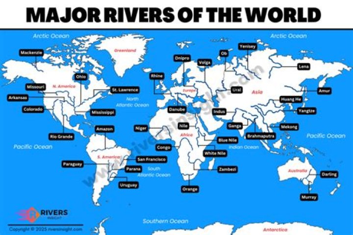 How many underground rivers are there in the world
