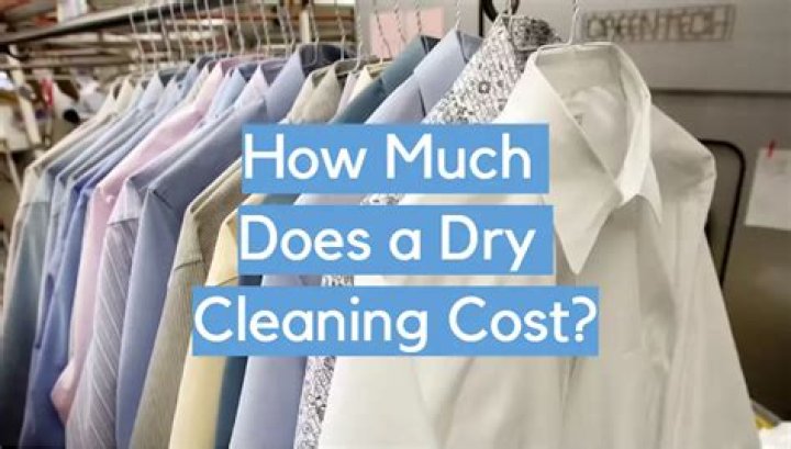 How much does a dry cleaning cost?