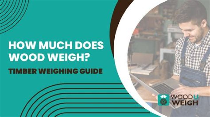 How much does a trailer of wood weigh?