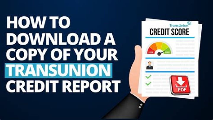 How much does it cost to get a credit report from TransUnion?