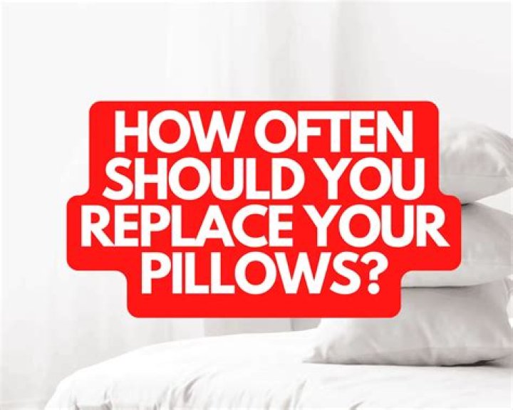 How often should you replace your pillows?