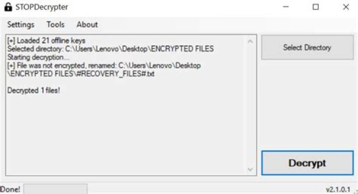 How to decrypt DJVU Ransomware files? STOPDecrypter
