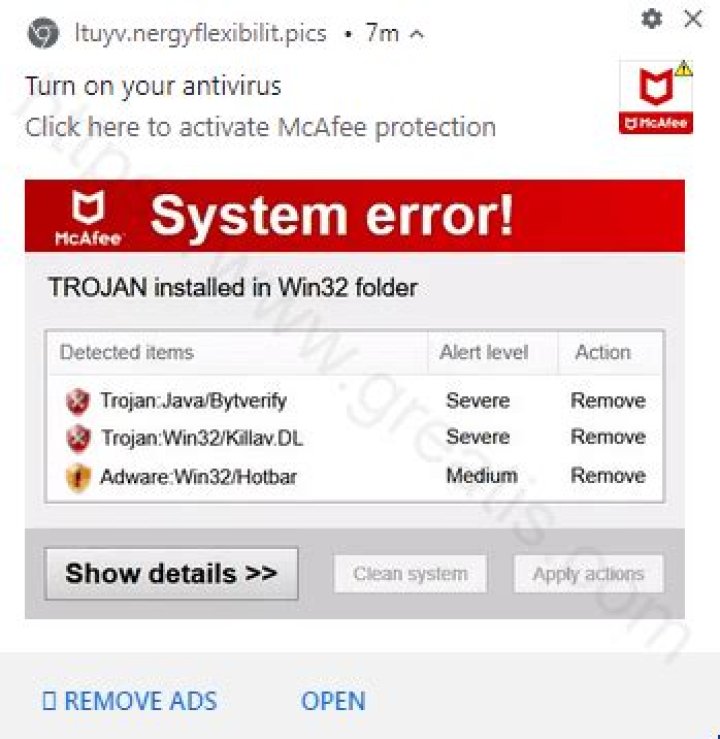 How to remove Nergyflexibilit.pics pop-ups? — Fix Guide