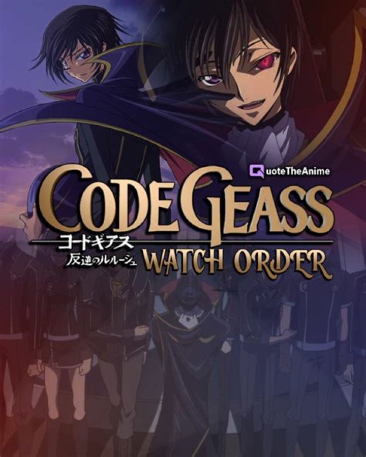 In which order should I watch Code Geass?