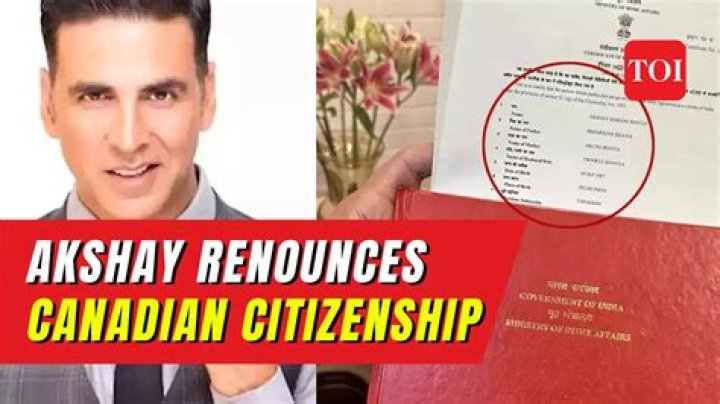 Is Akshay Kumar a Canadian citizen?