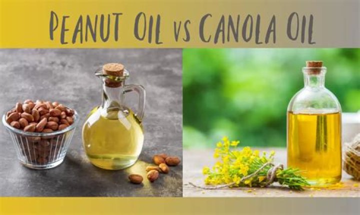 Is canola oil peanut oil?