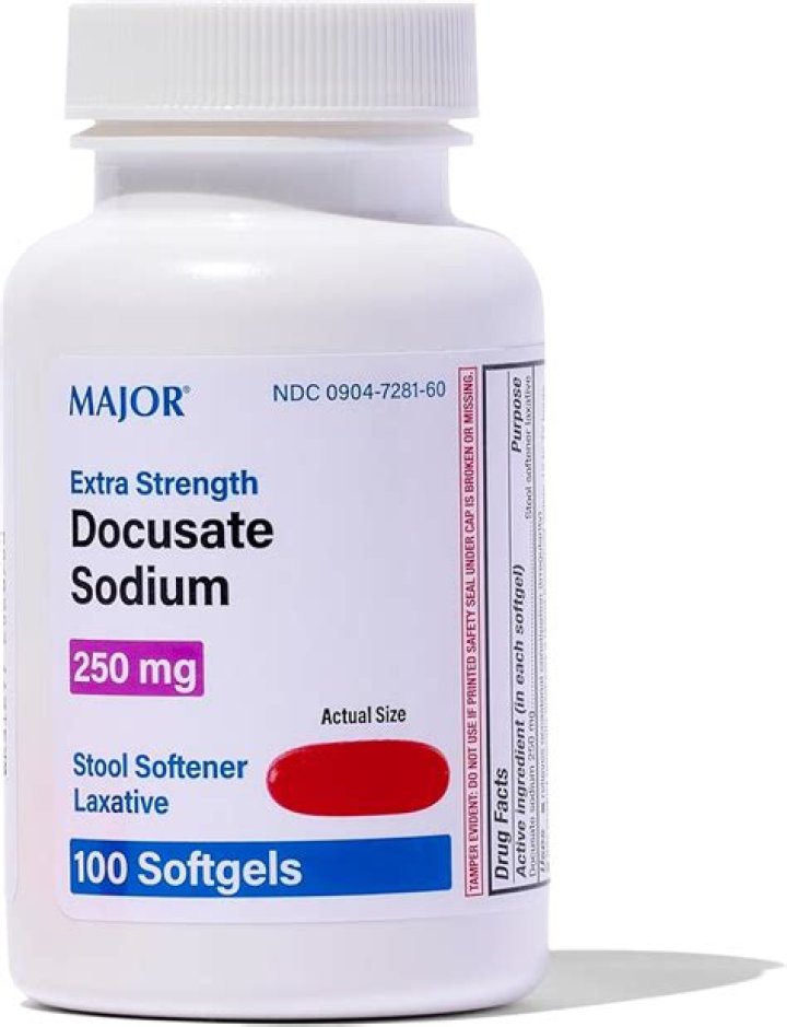 Is Docusate sodium a cathartic