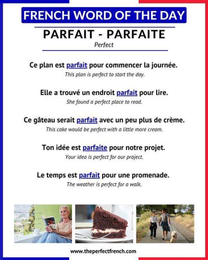 Is parfait a French word?