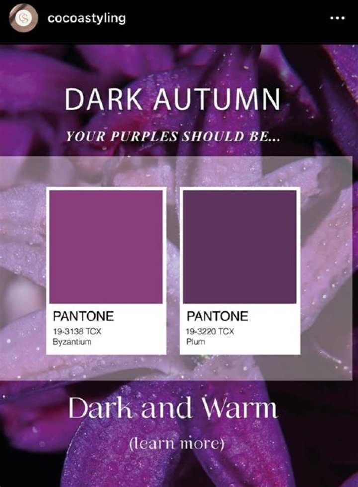 Is purple considered a fall color