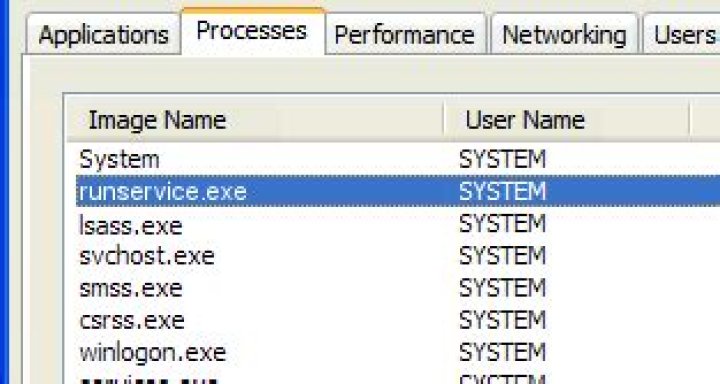 Is runservice.exe process safe?