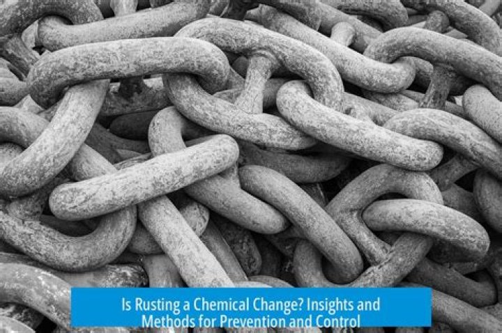 Is Rusting a chemical change?