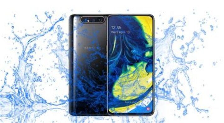 Is Samsung Galaxy a80 waterproof?