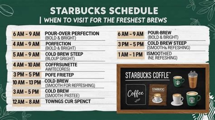 Is Starbucks schedule flexible?