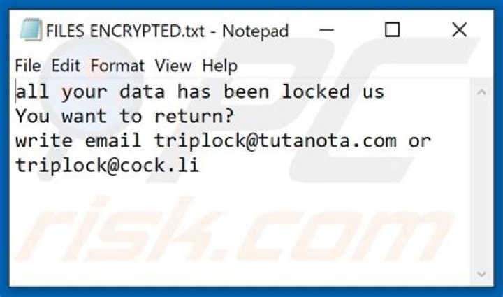 LCK File ☣ Virus — How to remove & decrypt [triplock@tutanota.com].LCK?