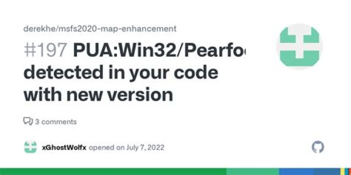 PUA:Win32/Pearfoos.B!ml