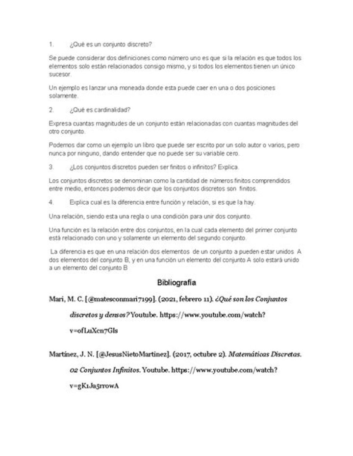 ¿Qué es un conjunto discreto?
