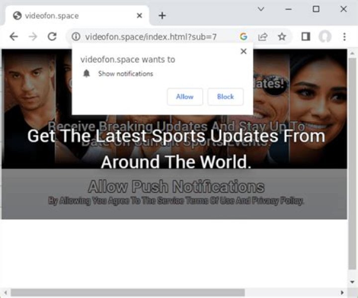 Remove Videofon.space Pop-up Virus — How to Remove?